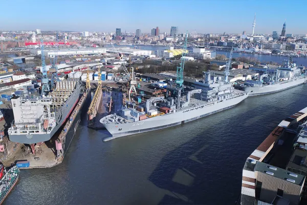 2025-Norderwerft, Werft, Luftaufnahme, Drohnenbild-2