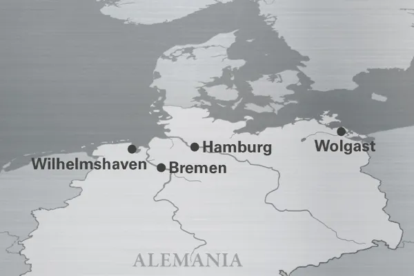 2025-Werften, Karte, Standorte Deutschland-1