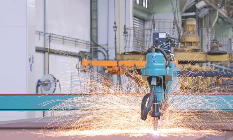 2024-Blohm+Voss, Olasmaschneidemaschine, Qualität, Rohfertigung