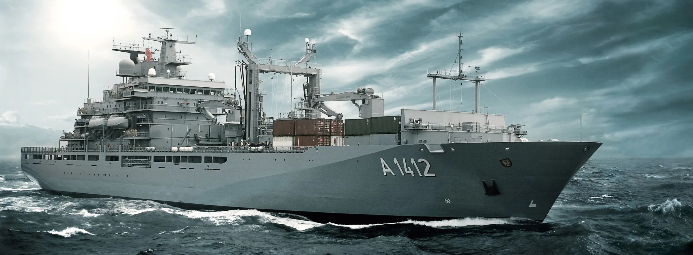 2024-Schiff, A1412, Frankfurt am Main, Einsatzgruppenversorger 